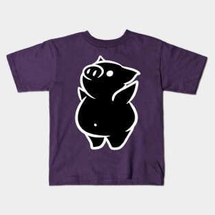 Black Piggy Kids T-Shirt